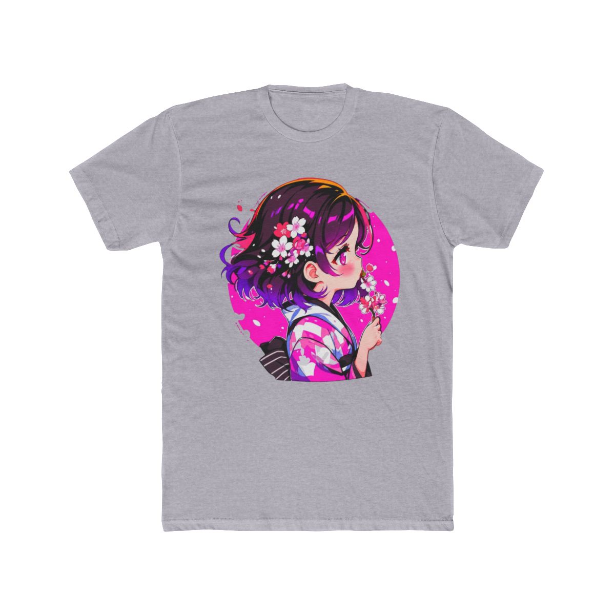 Kato Megumi Fan Art with Cherry T Shirt | Junichi Kato - alternate angle 5, merchandise